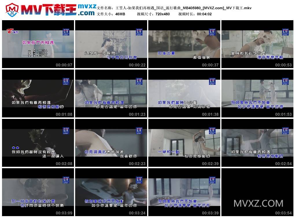 王笠人-如果我们再相遇_国语_流行歌曲_MB405980